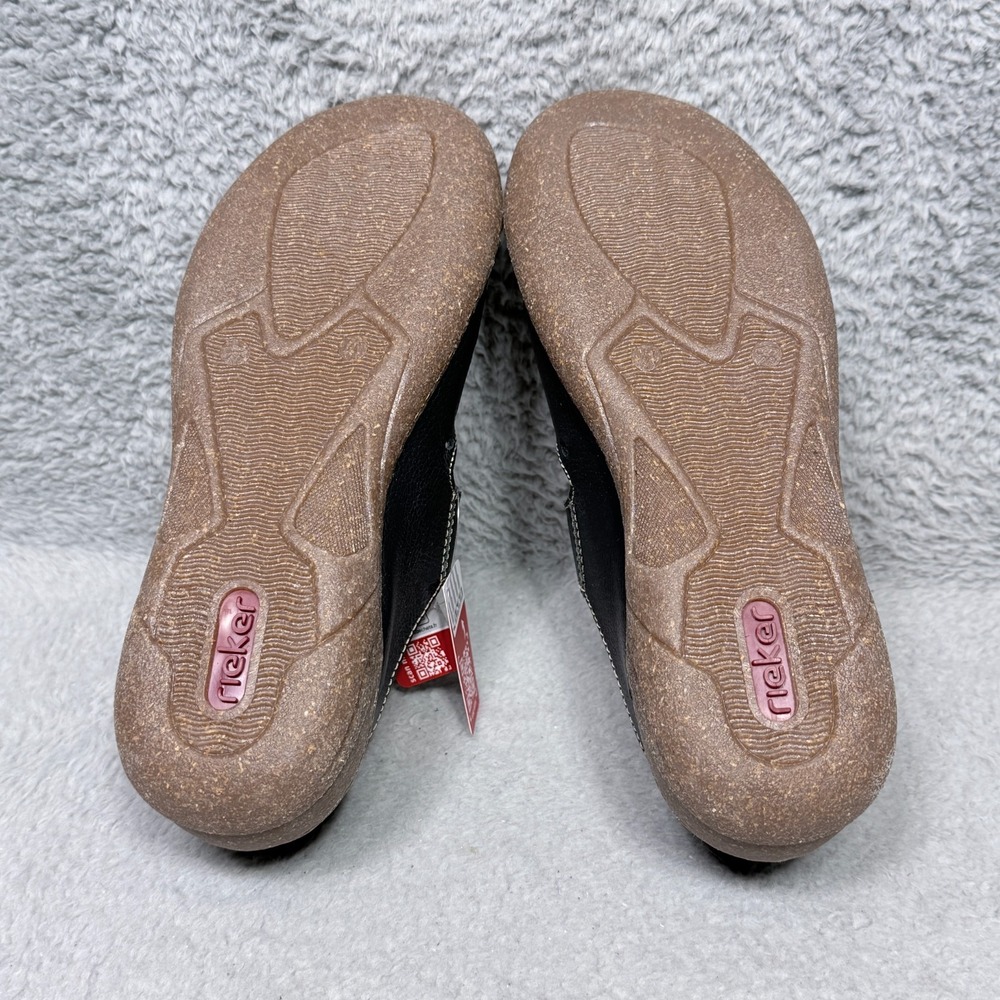 Rieker Antistress Womens Size 9.5 Close Toe Comfort Sandals Shoes Blue Leather - Picture 7 of 10